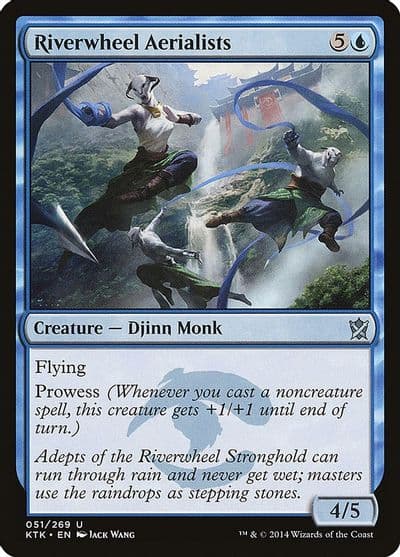 Riverwheel Aerialists Khans of Tarkir Magic card
