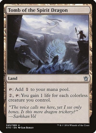 Tomb of the Spirit Dragon Khans of Tarkir Magic card