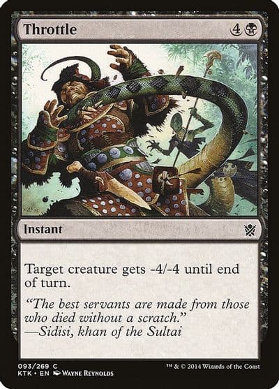Throttle Khans of Tarkir Magic card