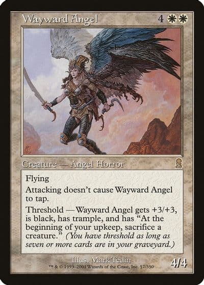 Wayward Angel Odyssey Magic card