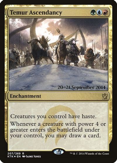 Temur Ascendancy Prerelease Cards Magic card