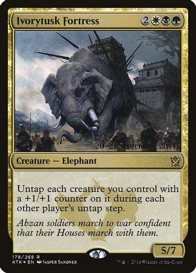 Ivorytusk Fortress Prerelease Cards Magic card