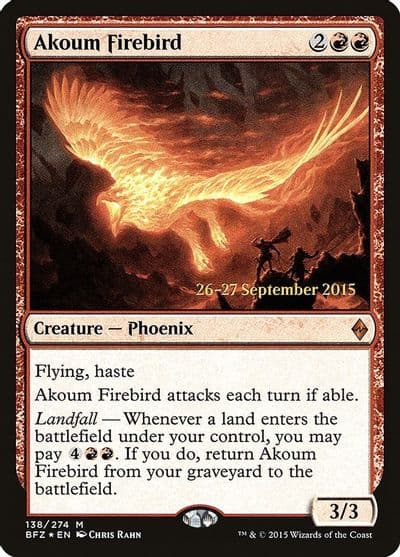 Akoum Firebird Prerelease Cards Magic card