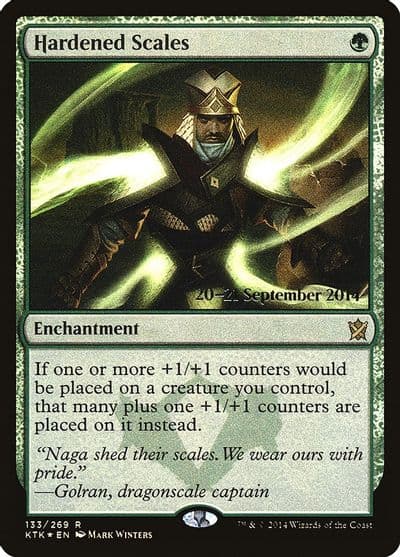 Hardened Scales Prerelease Cards Magic card
