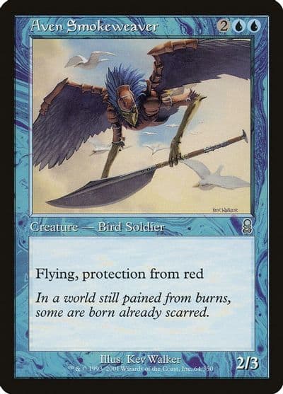 Aven Smokeweaver Odyssey Magic card
