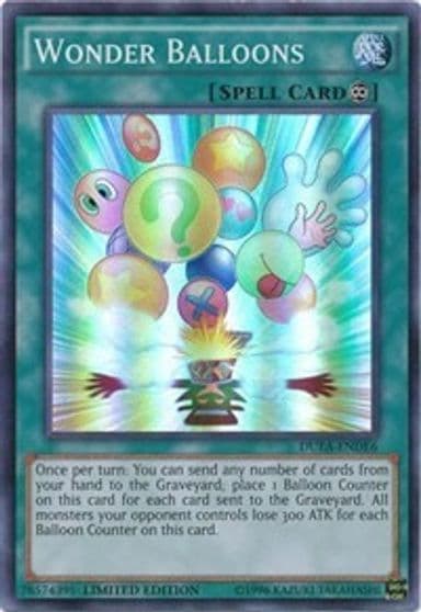 Wonder Balloons Duelist Alliance: Deluxe Edition Yu-Gi-Oh! card