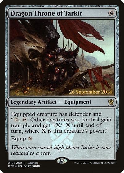 Dragon Throne of Tarkir Launch Party & Release Event Promos Magic card