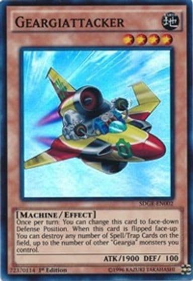 Geargiattacker Structure Deck: Geargia Rampage Yu-Gi-Oh! card