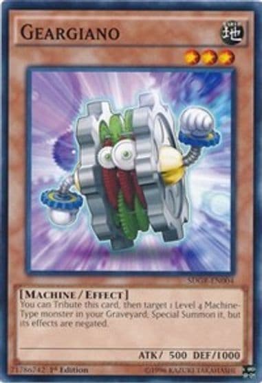 Geargiano Structure Deck: Geargia Rampage Yu-Gi-Oh! card