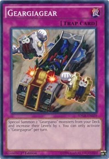 Geargiagear Structure Deck: Geargia Rampage Yu-Gi-Oh! card