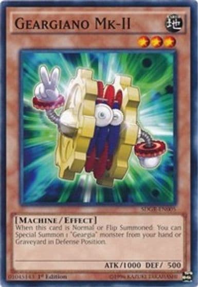 Geargiano Mk II Structure Deck: Geargia Rampage Yu-Gi-Oh! card