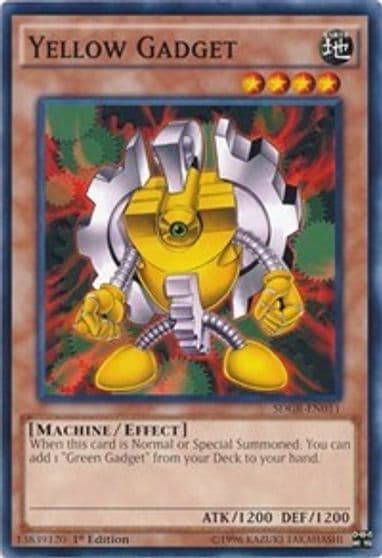 Yellow Gadget Structure Deck: Geargia Rampage Yu-Gi-Oh! card
