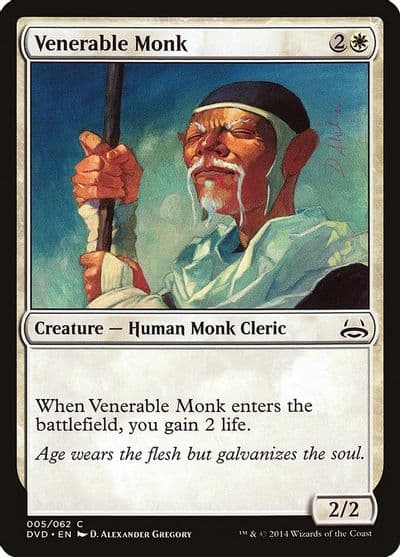Venerable Monk Duel Decks: Anthology Magic card