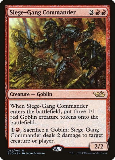 Siege Gang Commander Duel Decks: Anthology Magic card