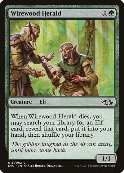 Wirewood Herald Duel Decks: Anthology Magic card