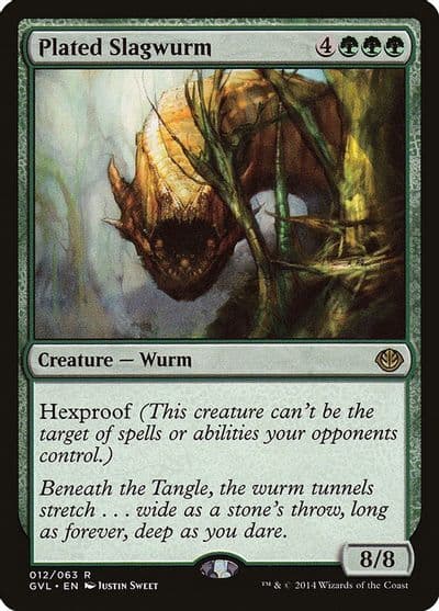 Plated Slagwurm Duel Decks: Anthology Magic card