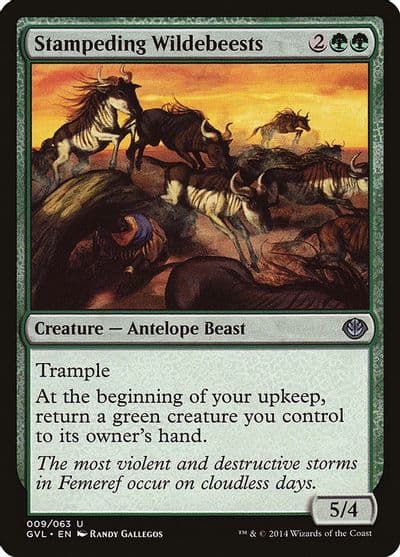Stampeding Wildebeests Duel Decks: Anthology Magic card