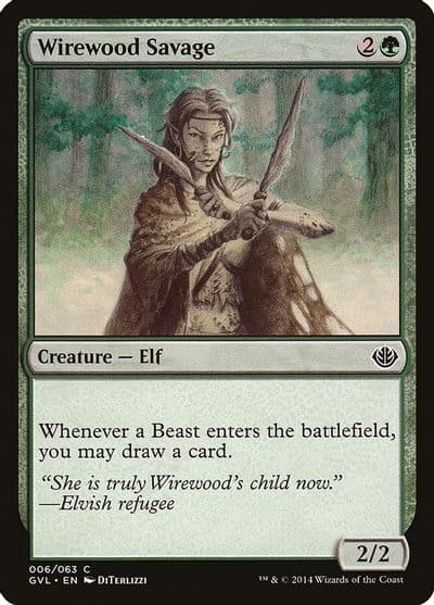 Wirewood Savage Duel Decks: Anthology Magic card