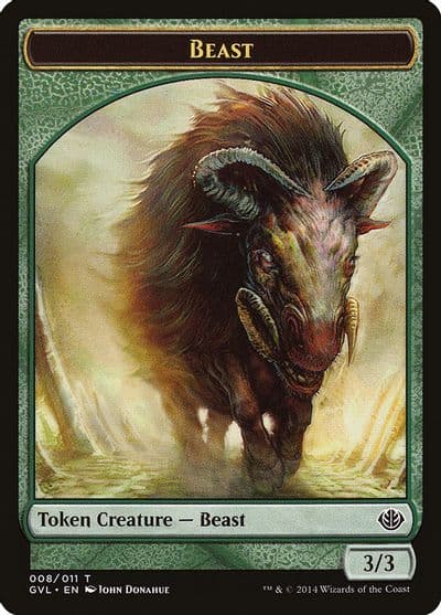 Beast Token 008 Duel Decks: Anthology Magic card