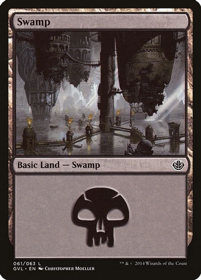 Swamp 061 GVL Duel Decks: Anthology Magic card