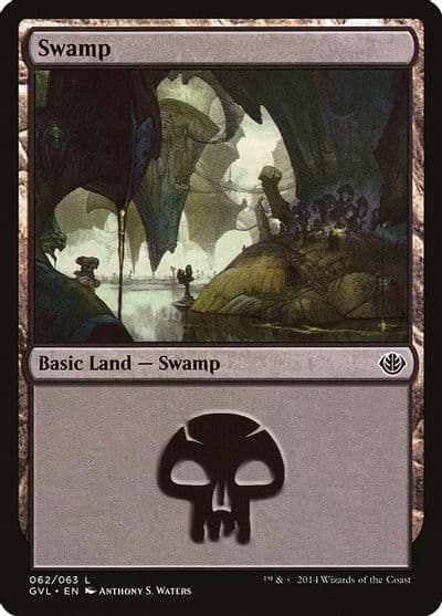 Swamp 062 GVL Duel Decks: Anthology Magic card