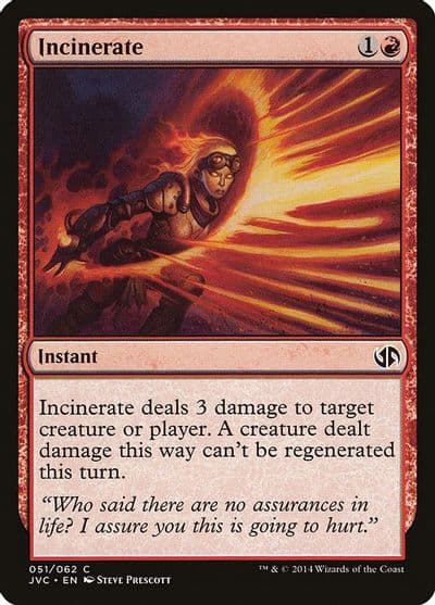 Incinerate Duel Decks: Anthology Magic card