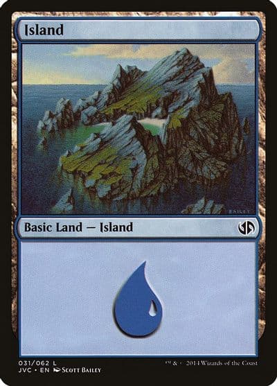Island 031 JVC Duel Decks: Anthology Magic card