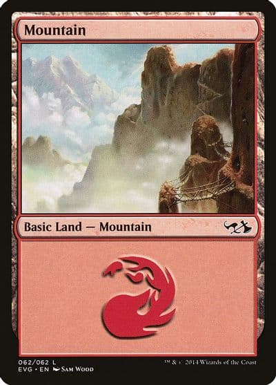 Mountain 062 EVG Duel Decks: Anthology Magic card