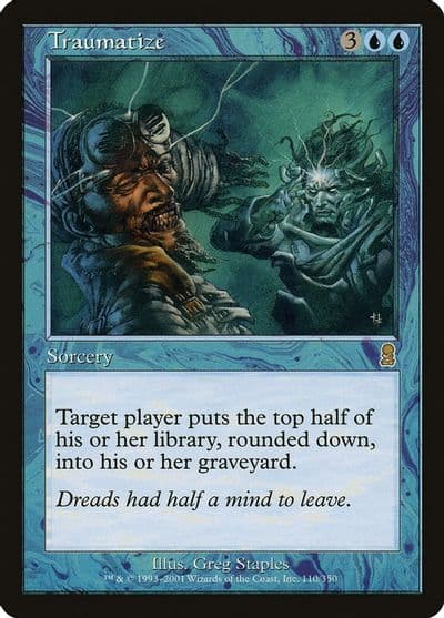 Traumatize Odyssey Magic card