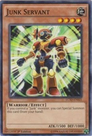 Junk Servant Legendary Collection 5D's Yu-Gi-Oh! card