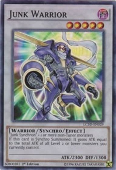 Junk Warrior Legendary Collection 5D's Yu-Gi-Oh! card