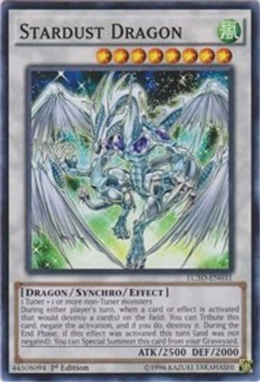 Stardust Dragon Legendary Collection 5D's Yu-Gi-Oh! card