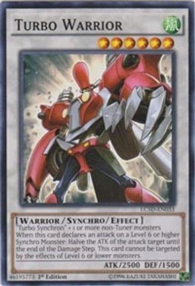 Turbo Warrior Legendary Collection 5D's Yu-Gi-Oh! card