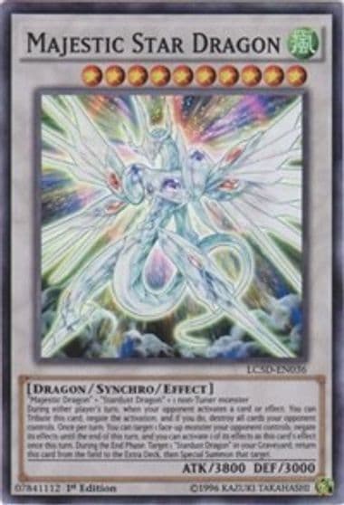 Majestic Star Dragon Legendary Collection 5D's Yu-Gi-Oh! card