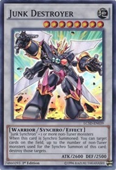 Junk Destroyer Legendary Collection 5D's Yu-Gi-Oh! card