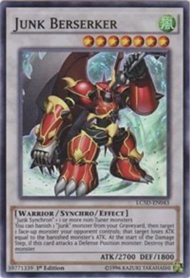 Junk Berserker Legendary Collection 5D's Yu-Gi-Oh! card