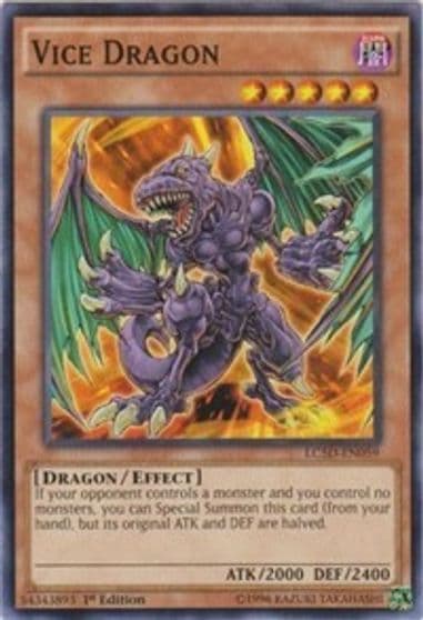Vice Dragon Legendary Collection 5D's Yu-Gi-Oh! card