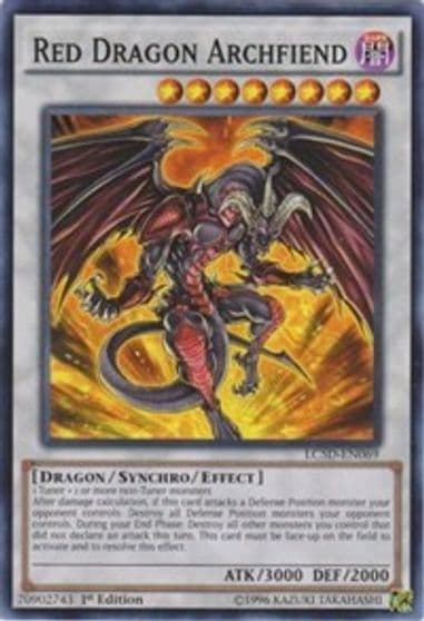 Red Dragon Archfiend Legendary Collection 5D's Yu-Gi-Oh! card