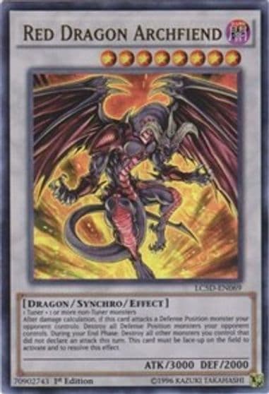 Red Dragon Archfiend Ultra Rare Legendary Collection 5D's Yu-Gi-Oh! card