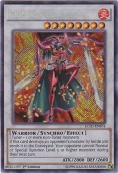 Crimson Blader Legendary Collection 5D's Yu-Gi-Oh! card