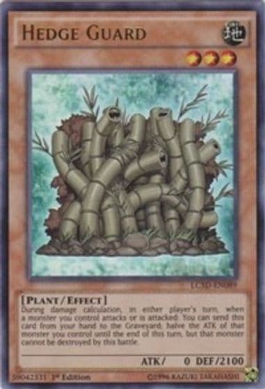 Hedge Guard Legendary Collection 5D's Yu-Gi-Oh! card
