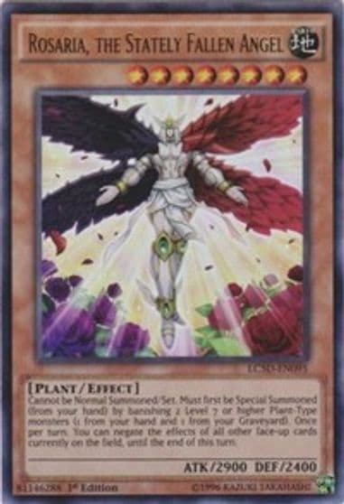 Rosaria the Stately Fallen Angel Legendary Collection 5D's Yu-Gi-Oh! card