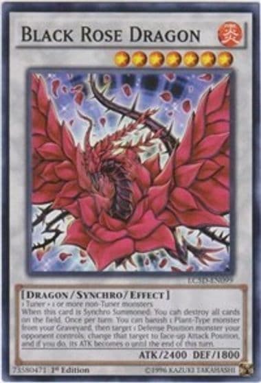 Black Rose Dragon Legendary Collection 5D's Yu-Gi-Oh! card
