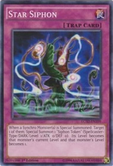 Star Siphon Legendary Collection 5D's Yu-Gi-Oh! card