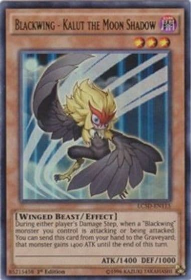 Blackwing Kalut the Moon Shadow Legendary Collection 5D's Yu-Gi-Oh! card