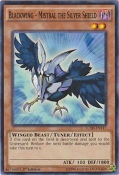 Blackwing Mistral the Silver Shield Legendary Collection 5D's Yu-Gi-Oh! card