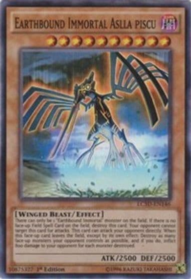 Earthbound Immortal Aslla Piscu Legendary Collection 5D's Yu-Gi-Oh! card