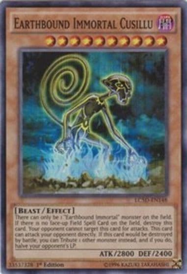 Earthbound Immortal Cusillu Legendary Collection 5D's Yu-Gi-Oh! card