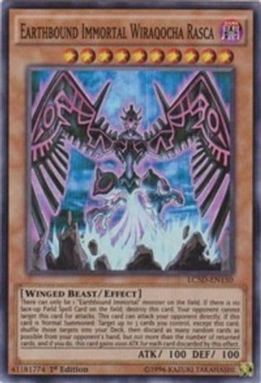 Earthbound Immortal Wiraqocha Rasca Legendary Collection 5D's Yu-Gi-Oh! card