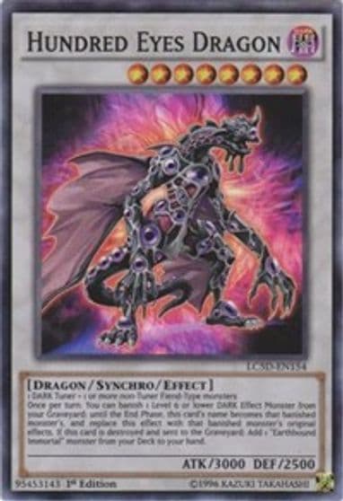 Hundred Eyes Dragon Legendary Collection 5D's Yu-Gi-Oh! card
